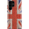 United Kingdom Flag Dark Wood Galaxy Cases